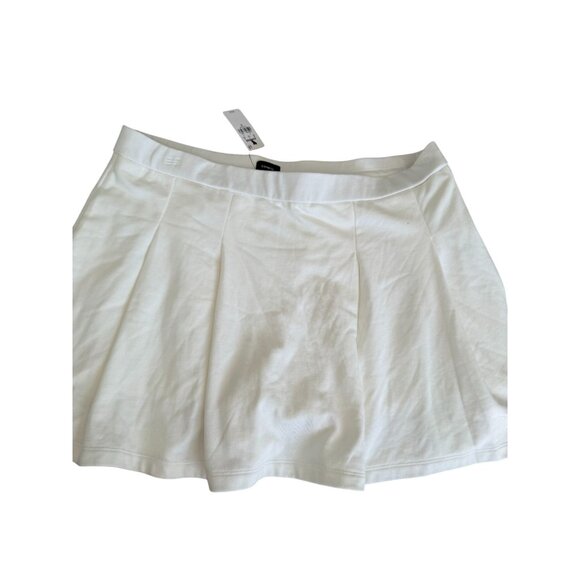 EXPRESS Women's White Sweatskirt Active Skort Size XL NEW NWT - Picture 8 of 9